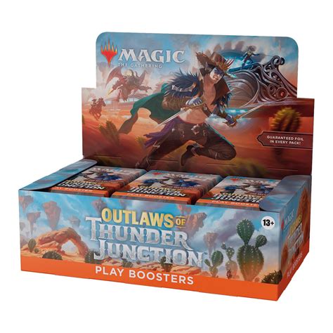 thunder junction play booster box|outlaws of thunder junction booster display.